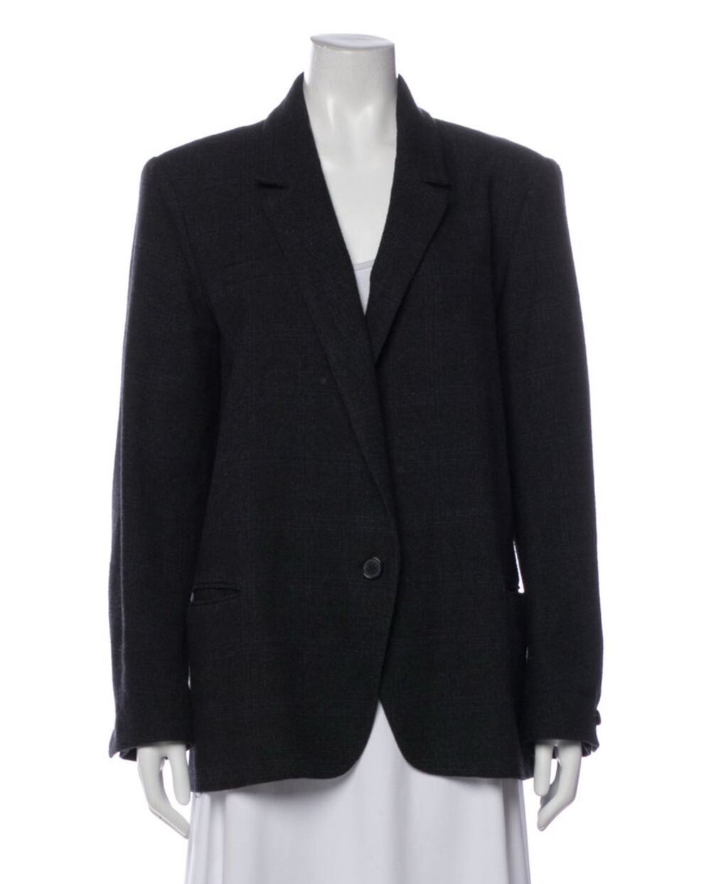 Isabel Marant Tailored Black Single Breasted Blazer Size 12